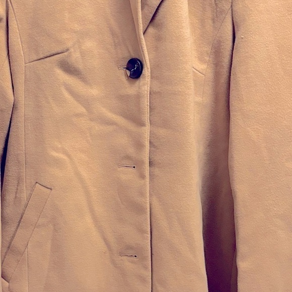 MARALYN & ME Juniors' Single-Breasted Reefer Coat jacket size camel XL - Picture 6 of 8
